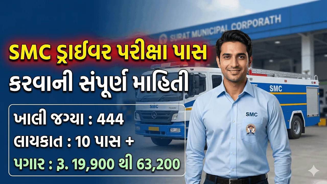 SMC Driver Exam Preparation Guide in Gujarati